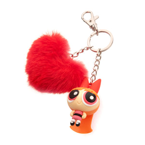 The Powerpuff Girls Blossom with Pom Pom Keychain