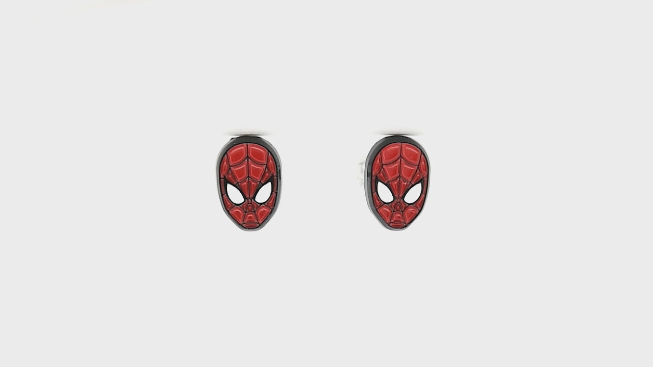 Marvel Spider-Man Face Stud Earrings