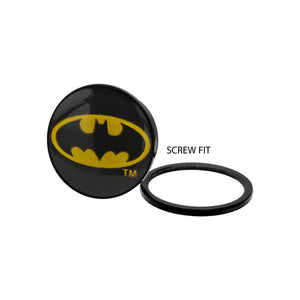 DC Comics Oval Batman Logo Acrylic Screw Fit Plug