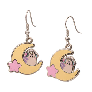 Pusheen Gamer Moon Dangle Earrings - Jewelry Brands Shop