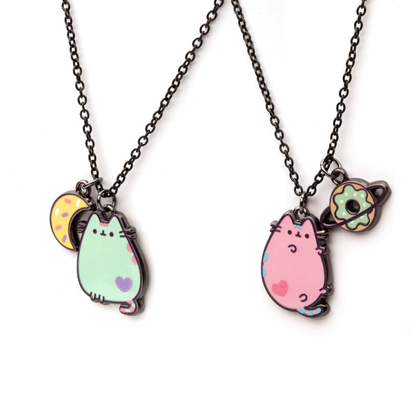 Pusheen Space Best Friends Necklace Set