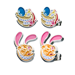 Ren & Stimpy Stud Earrings Set - Jewelry Brands Shop