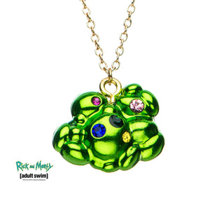 Rick and Morty Fart Multi Gem Pendant Necklace - Jewelry Brands Shop