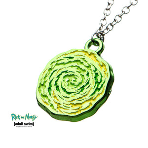 Rick and Morty Portal Spinning Pendant Necklace - Jewelry Brands Shop