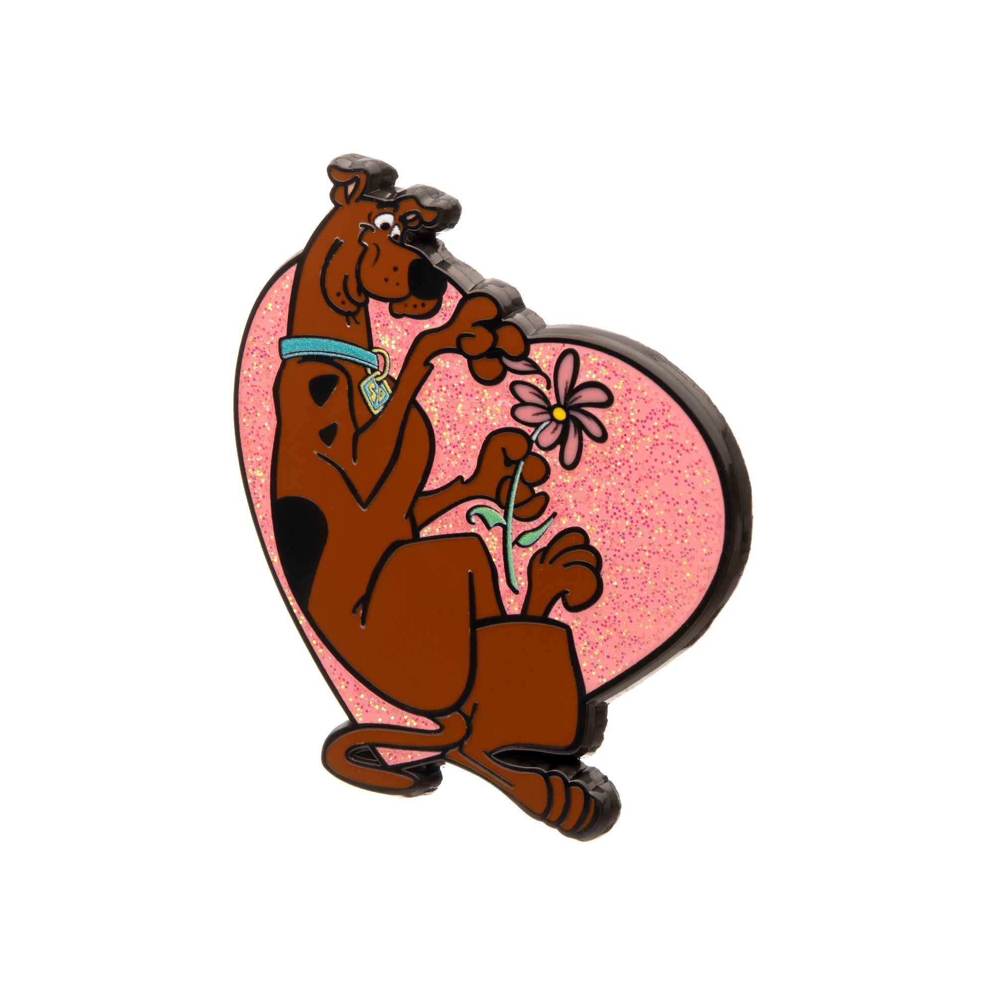 Scooby - Doo Glitter Heart Pin - Jewelry Brands Shop