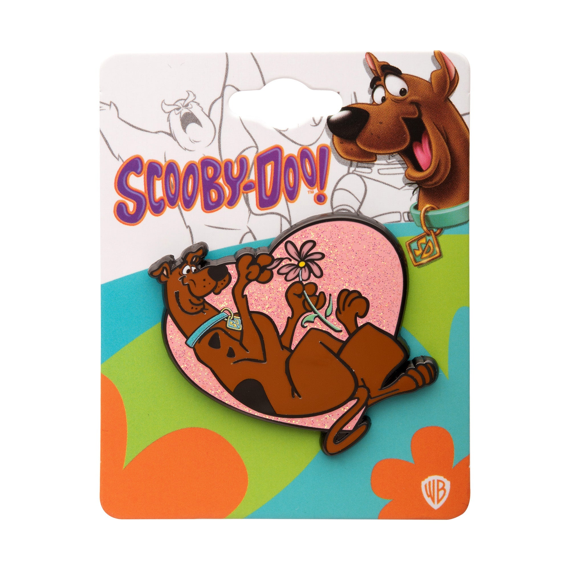 Scooby - Doo Glitter Heart Pin - Jewelry Brands Shop