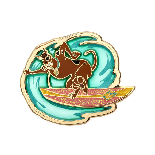 Scooby-Doo Transparent Surfing Pin