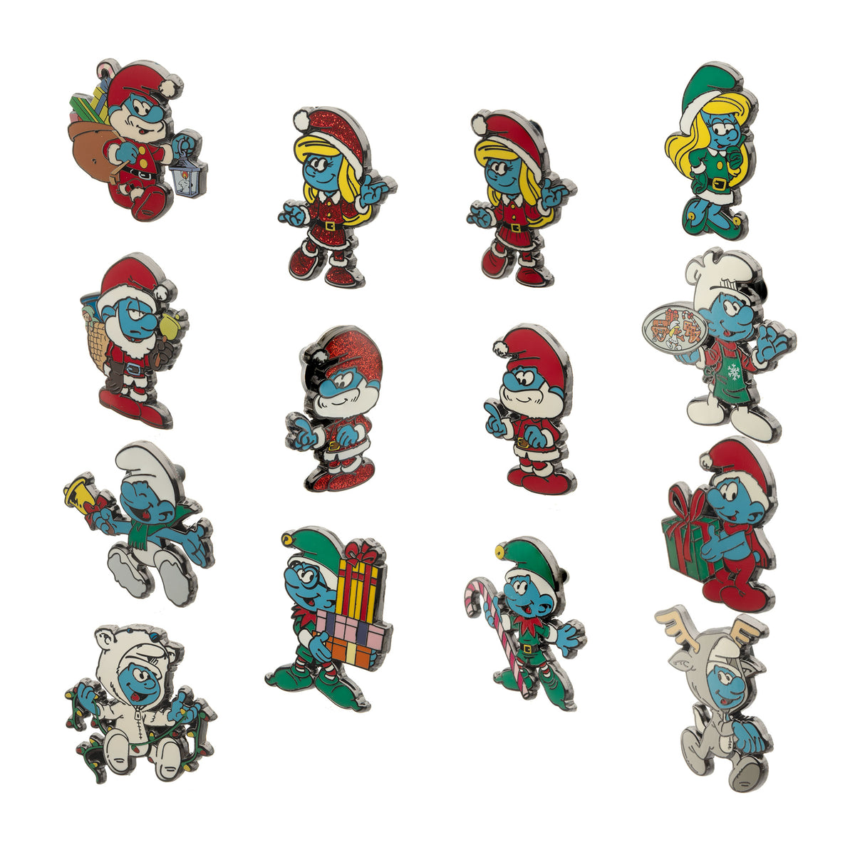 The Smurfs Christmas Blind Box Pin