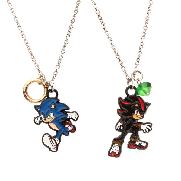Sonic Movie 3 Shadow Besf of Friends Pendant Necklace Set