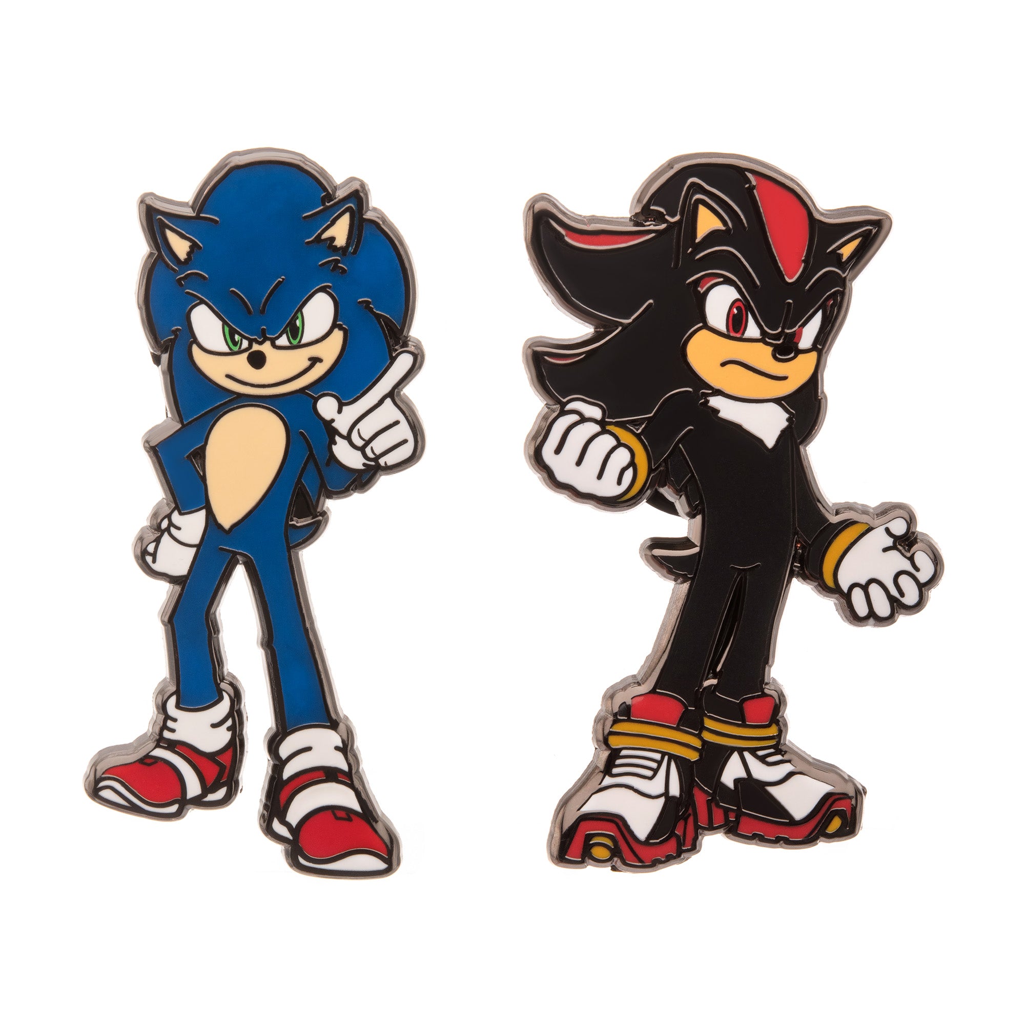 Sonic  and Shadow Best Friends Pin Set