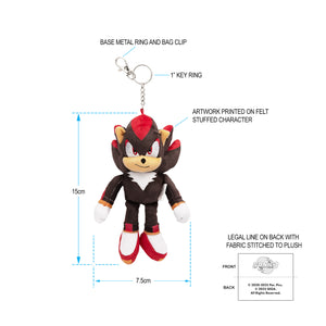 Sonic Movie 3 Fullbody Shadow Plush Keychain