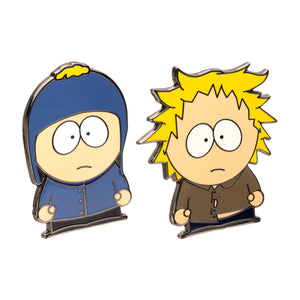 South Park Tweek and Craig Best Friends Enamel Pin Set. - Jewelry Brands Shop