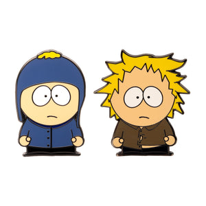 South Park Tweek and Craig Best Friends Enamel Pin Set. - Jewelry Brands Shop