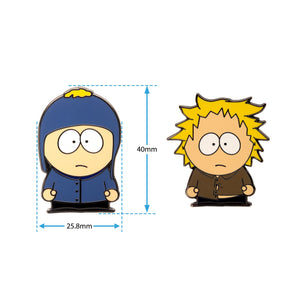 South Park Tweek and Craig Best Friends Enamel Pin Set. - Jewelry Brands Shop