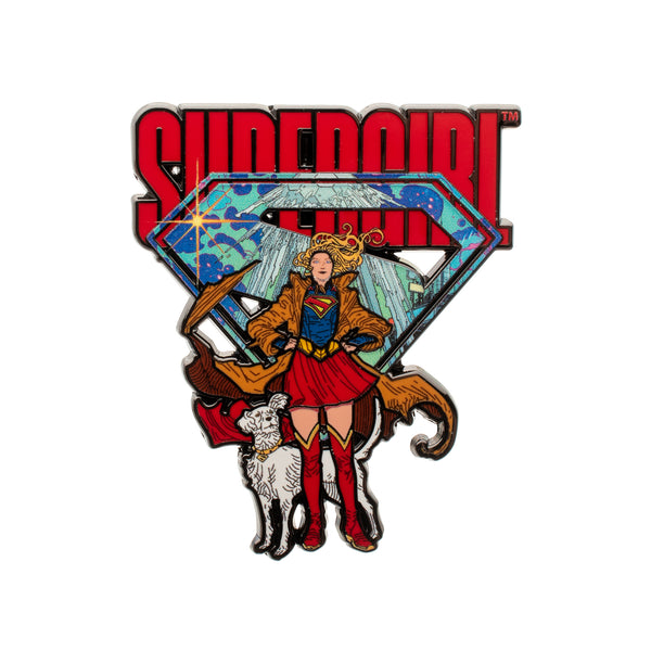 Supergirl & Krypto Enamel Pin