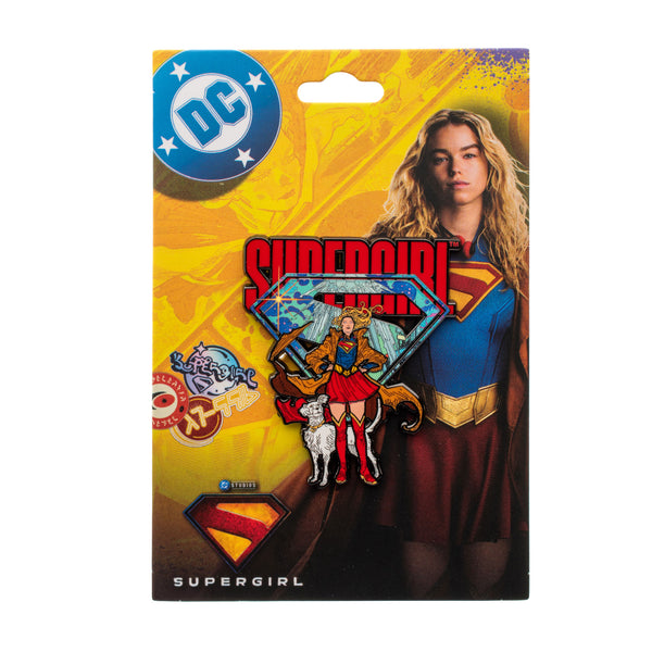 Supergirl & Krypto Enamel Pin