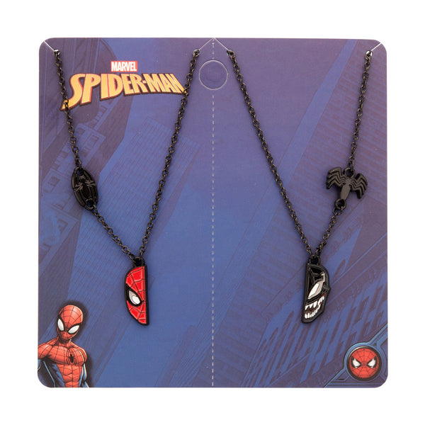 Spider-Man and Venom Best of Friends Necklace Set