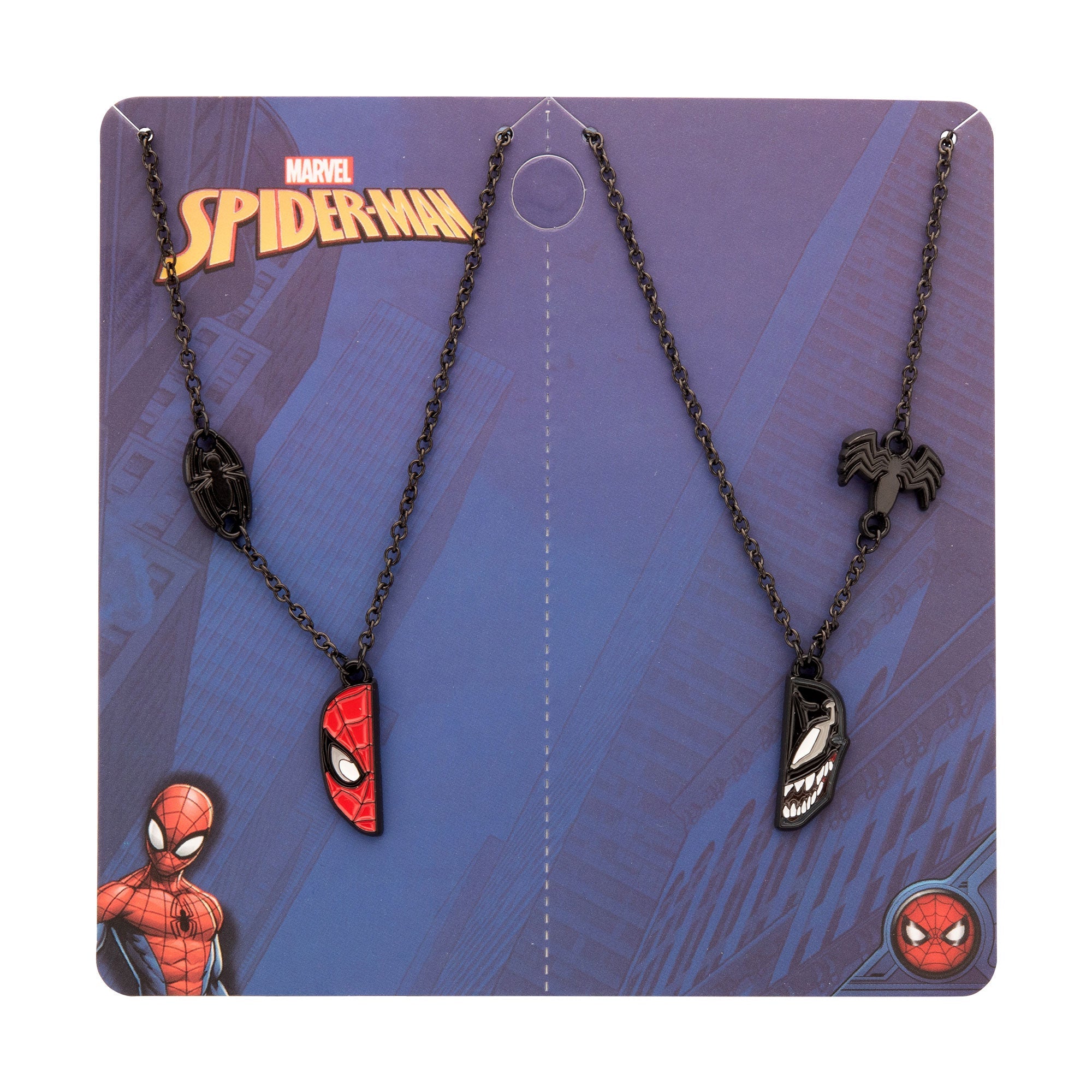 Spider - Man and Venom Best of Friends Necklace Set - Jewelry Brands Shop