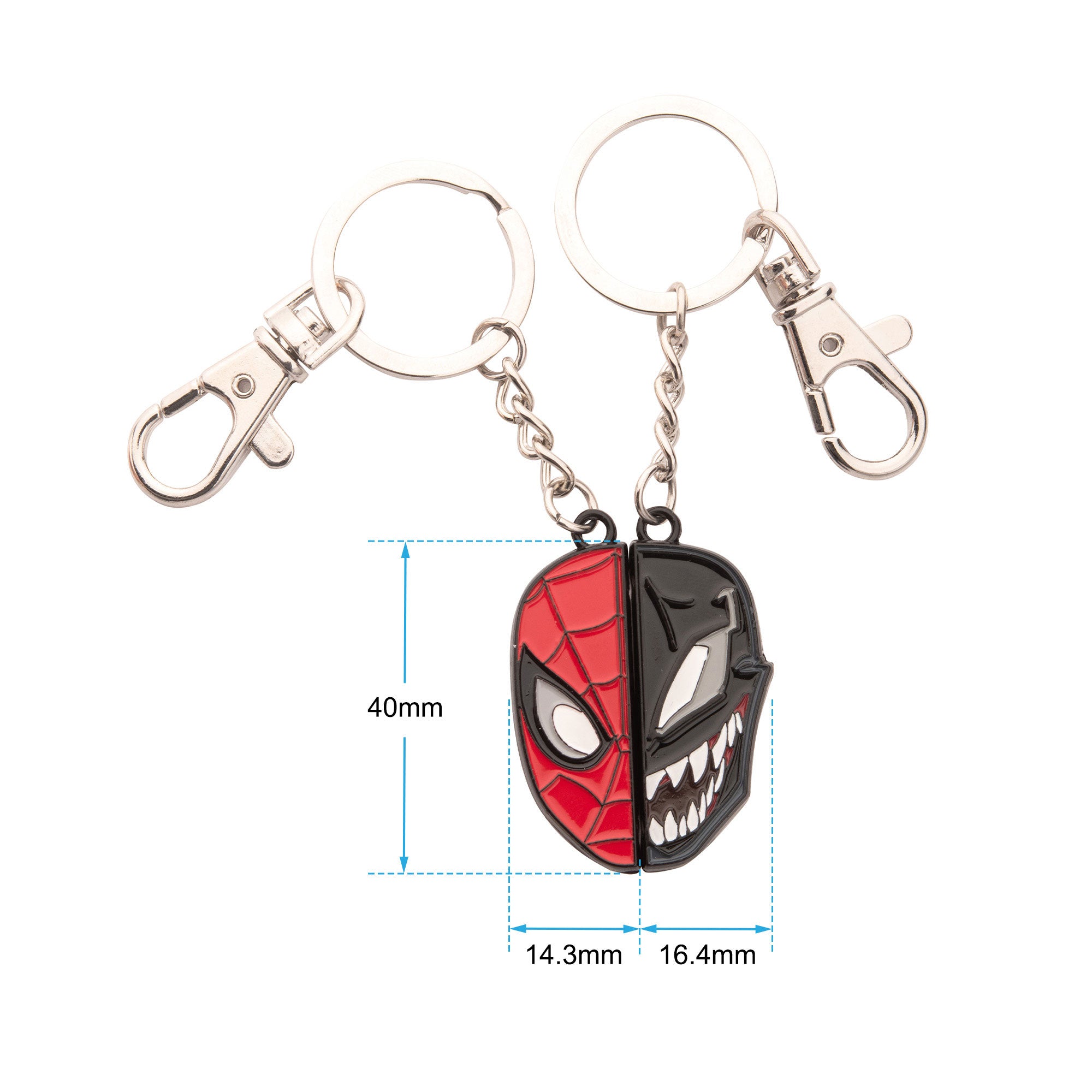 Spiderman & Venom Best of Friends Keychain Set - Jewelry Brands Shop