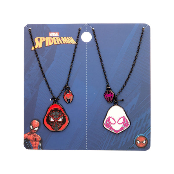 Spider-Man Spider Gwen Besties Necklace Set