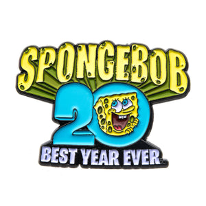 SPONGEBOB SQUAREPANTS 20th Lapel Pin - Jewelry Brands Shop