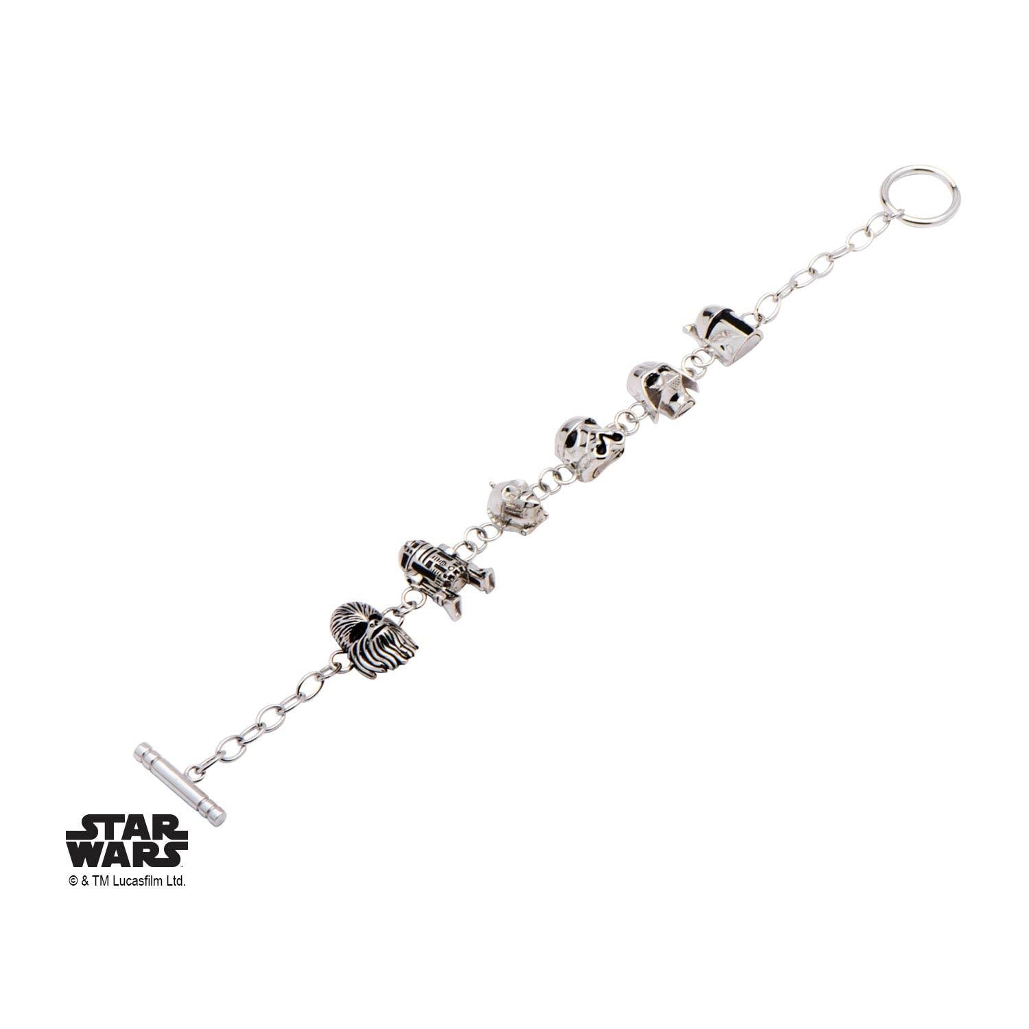 Star Wars 3D Character Toggle Clasp Bracelet - Jewelry Brands Shop