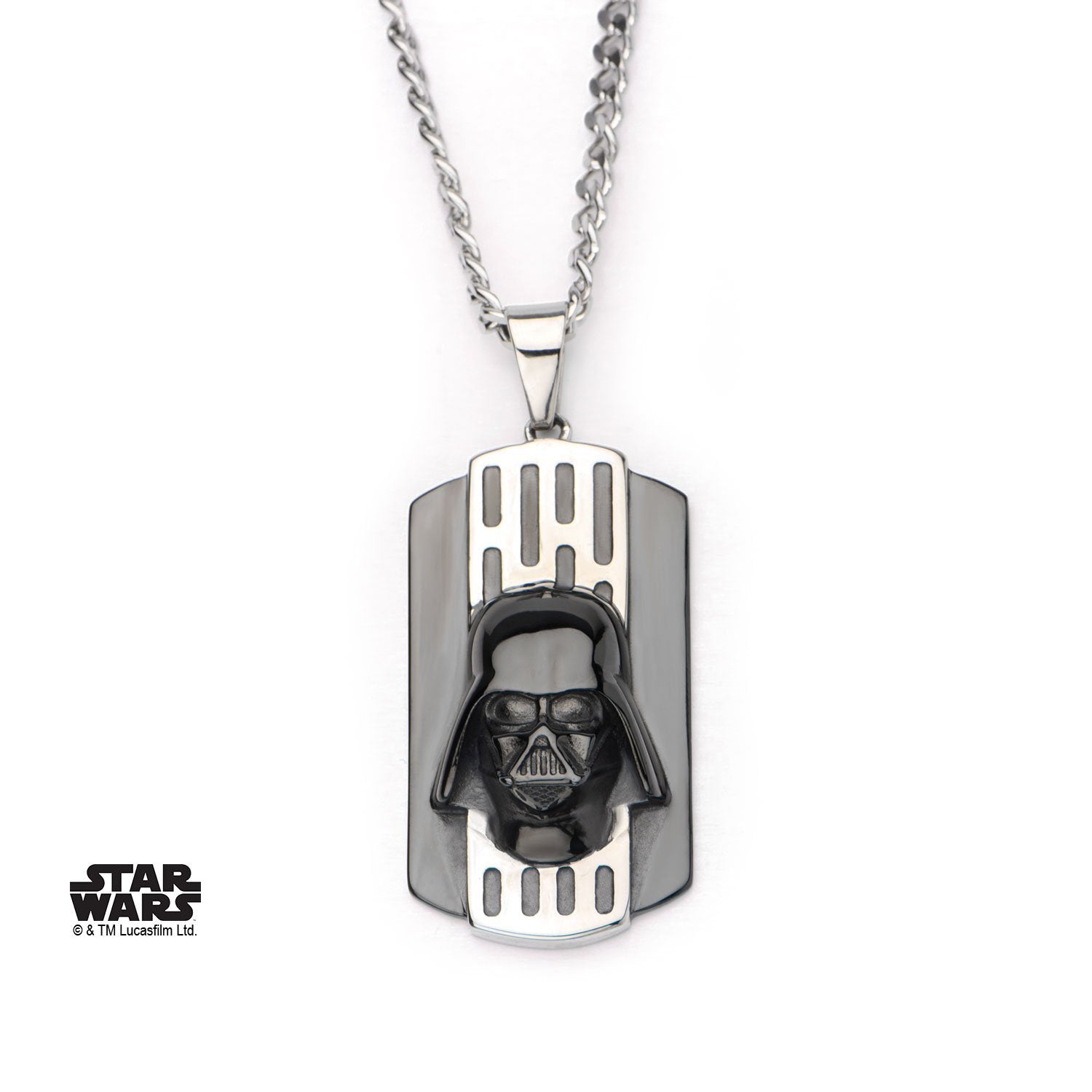 Star Wars 3D Darth Vader Dog Tag Pendant Necklace - Jewelry Brands Shop