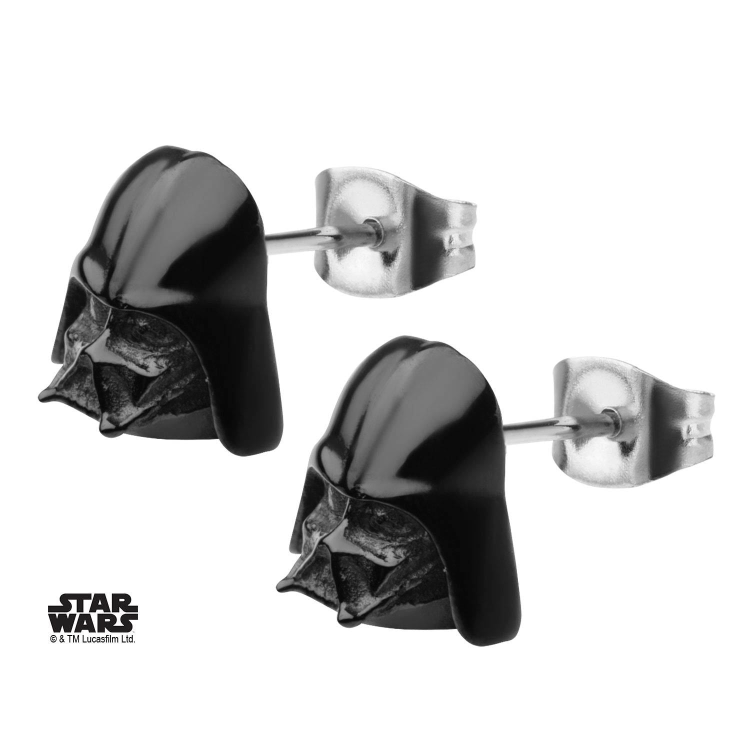 Star Wars 3D Darth Vader Stud Earrings - Jewelry Brands Shop