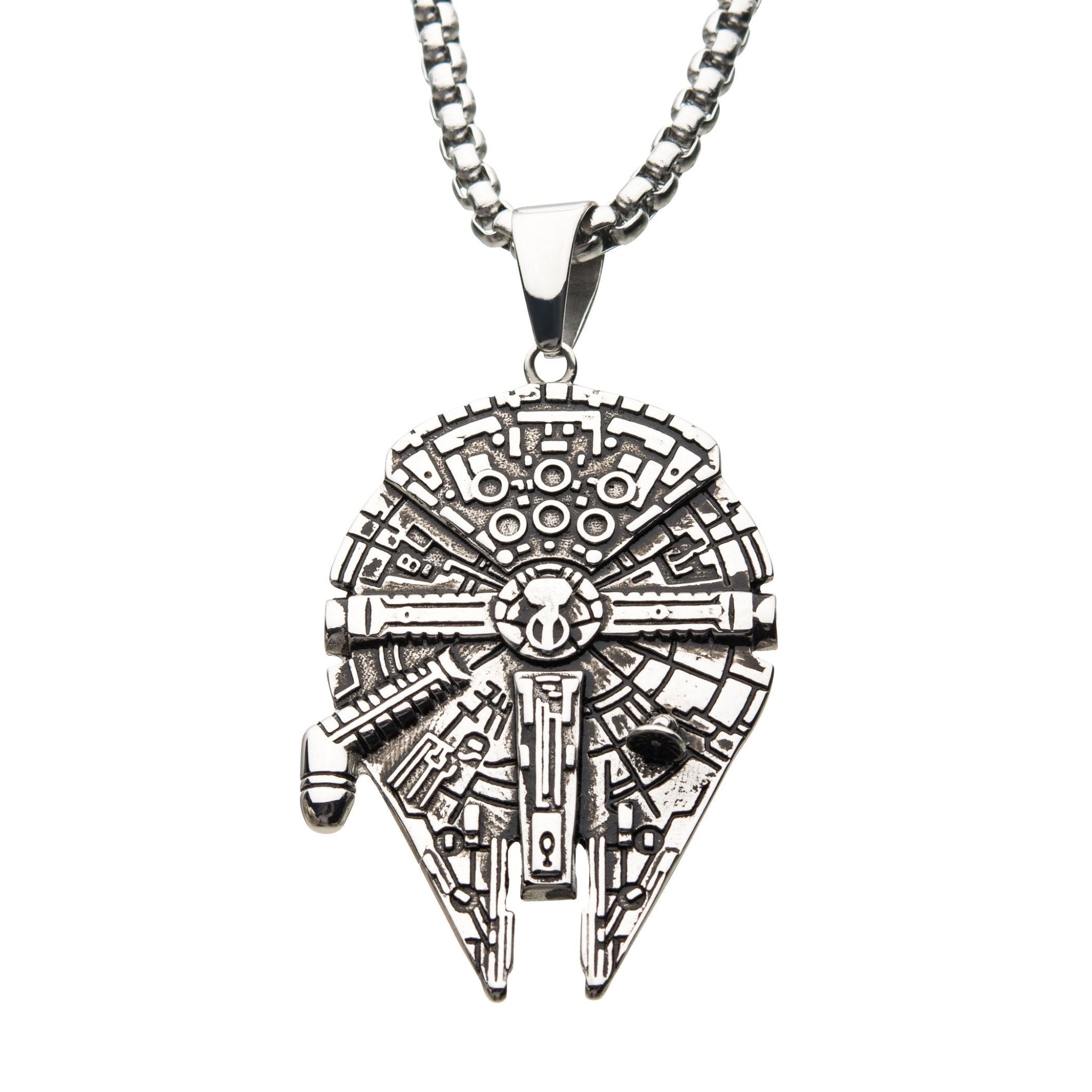 Star Wars 3D Millennium Falcon Pendant Necklace [COMING SOON] - Jewelry Brands Shop