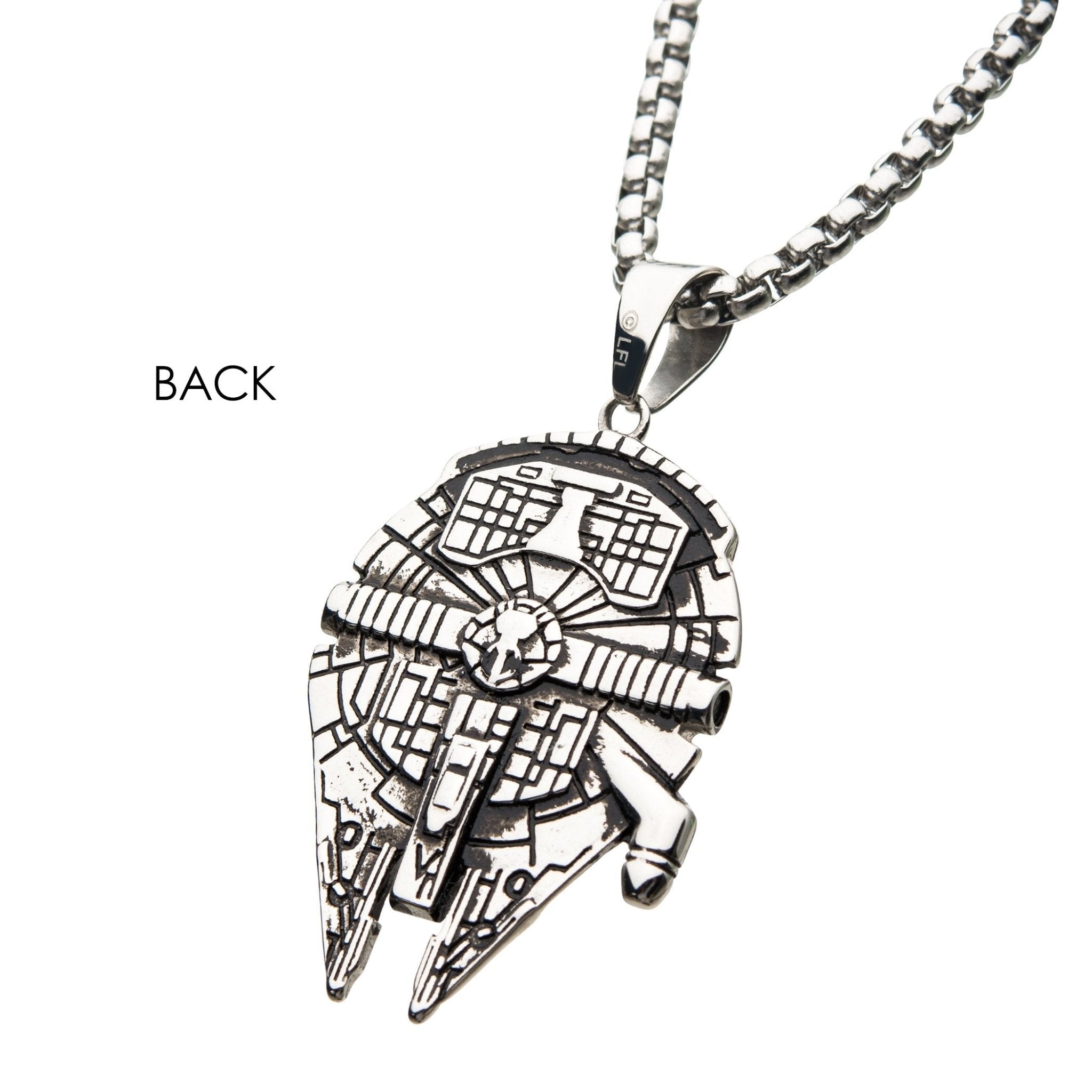 Star Wars 3D Millennium Falcon Pendant Necklace [COMING SOON] - Jewelry Brands Shop