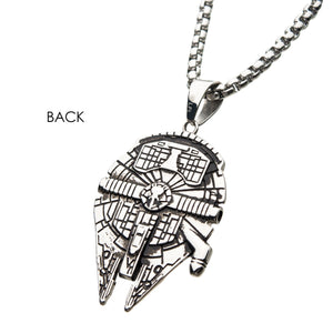 Star Wars 3D Millennium Falcon Pendant Necklace [COMING SOON] - Jewelry Brands Shop