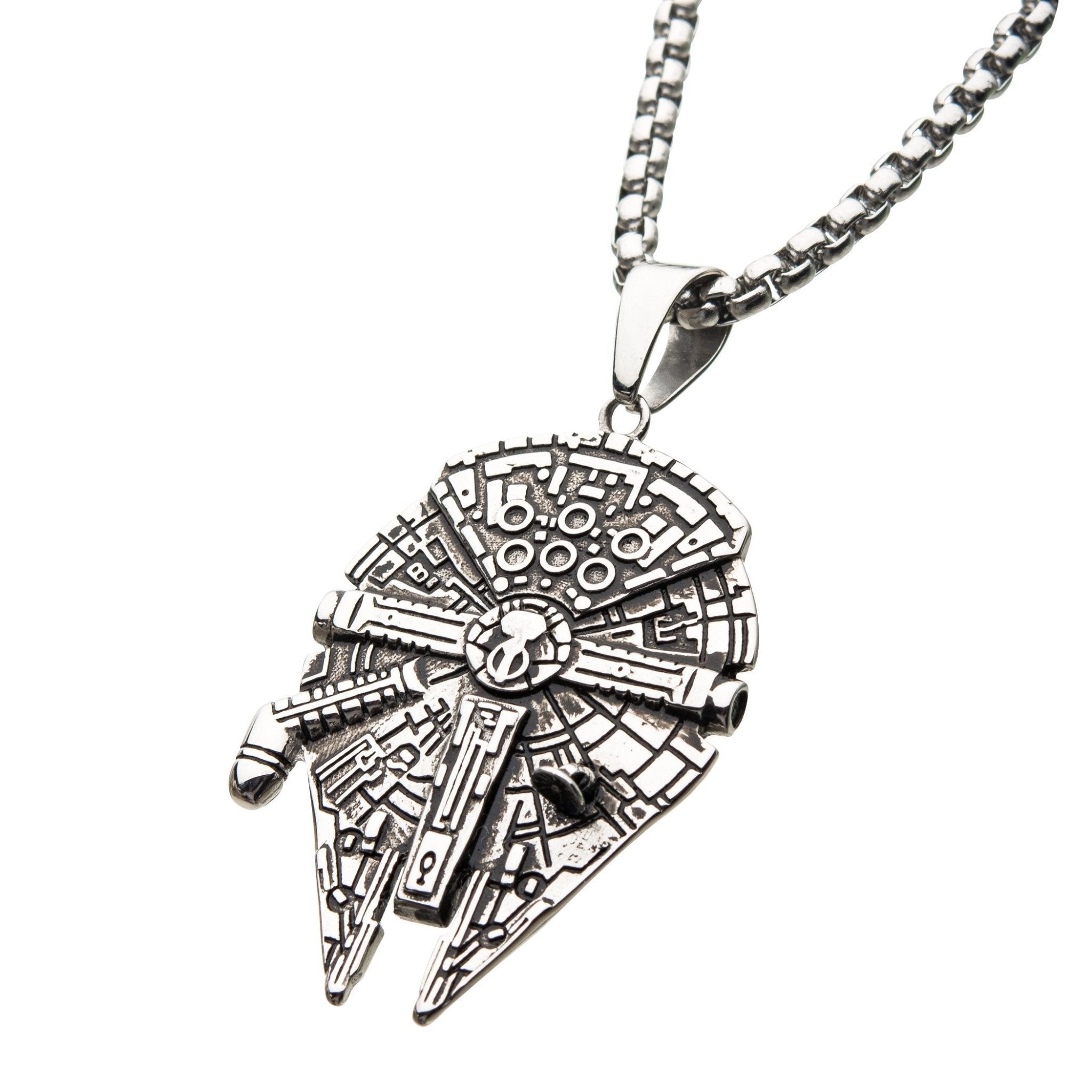 Star Wars 3D Millennium Falcon Pendant Necklace [COMING SOON] - Jewelry Brands Shop