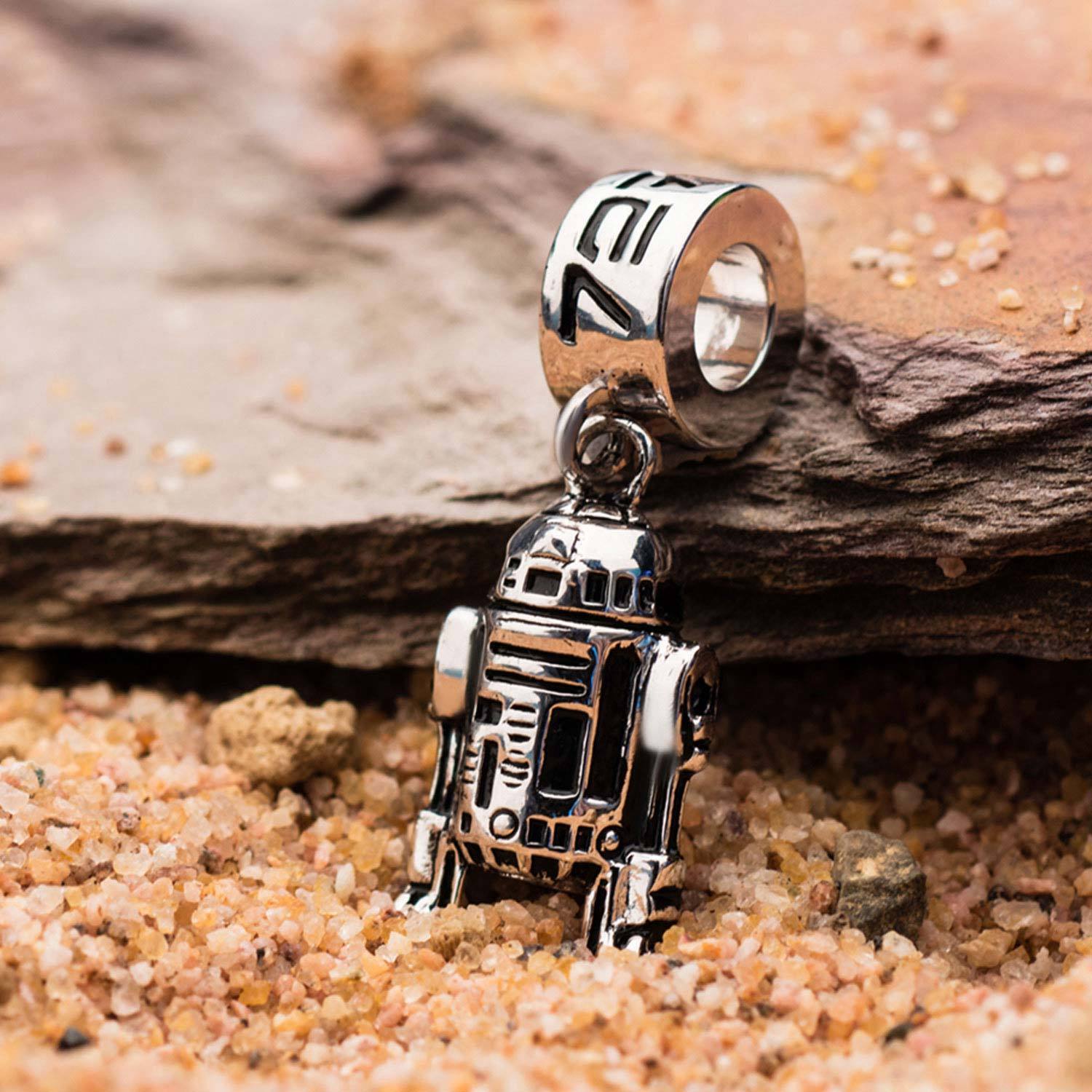 Star Wars 3D R2 - D2 Dangle Charm - Jewelry Brands Shop