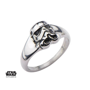 Star Wars 3D Stormtrooper Petite Ring - Jewelry Brands Shop