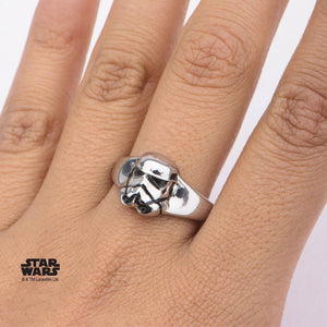 Star Wars 3D Stormtrooper Petite Ring - Jewelry Brands Shop