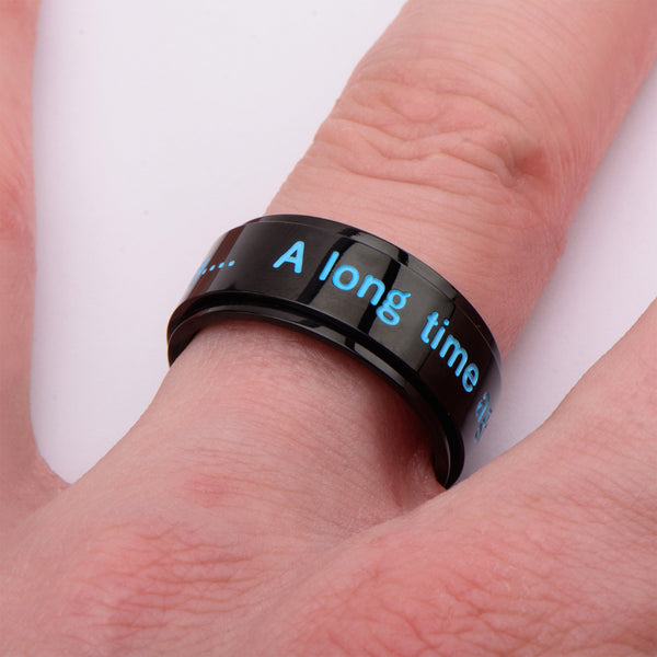 Star Wars "A long time ago in a galaxy far away" Spinner Ring