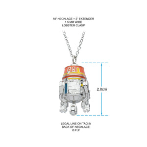 Star Wars Ahsoka 3D Chopper Necklace - Jewelry Brands Shop