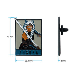 Star Wars Ahsoka Card Pin - Jewelry Brands Shop