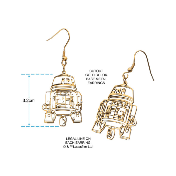 Star Wars Ahsoka Chopper Cut Out Earrings