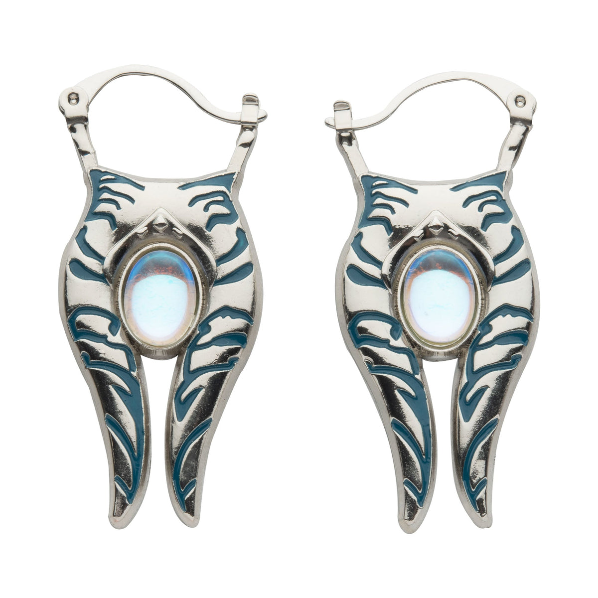 Star Wars Ahsoka Opal 3D Hoops Earrings