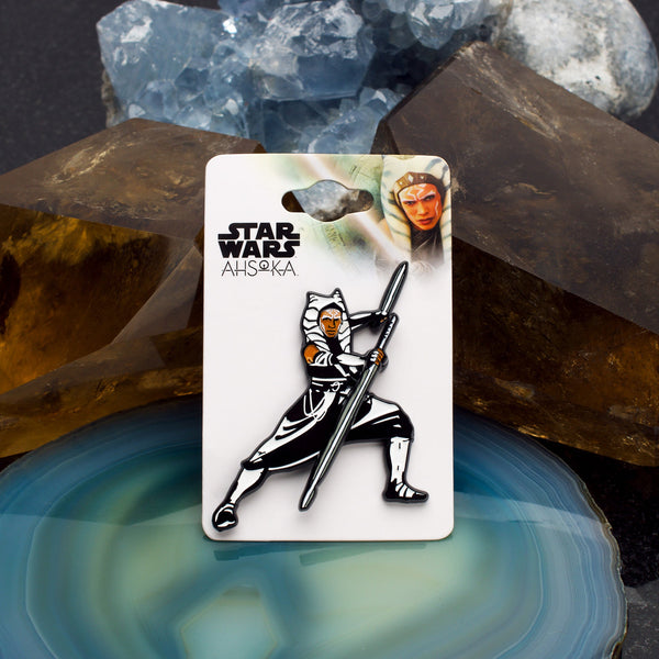 Star Wars Ahsoka Spinning Lightsaber Pin