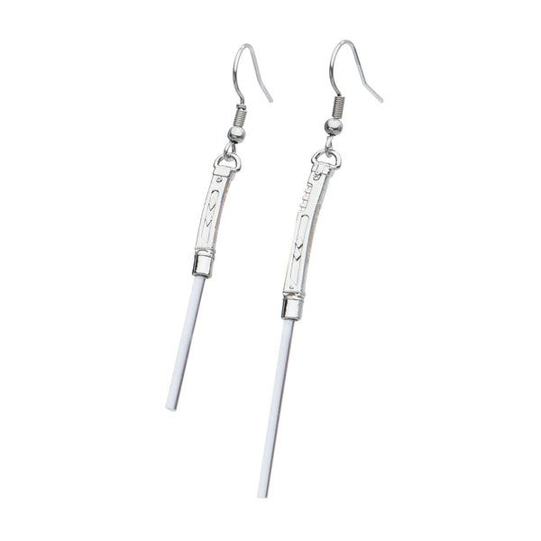 Star Wars Ahsoka Tano Lightsaber Drop Earrings