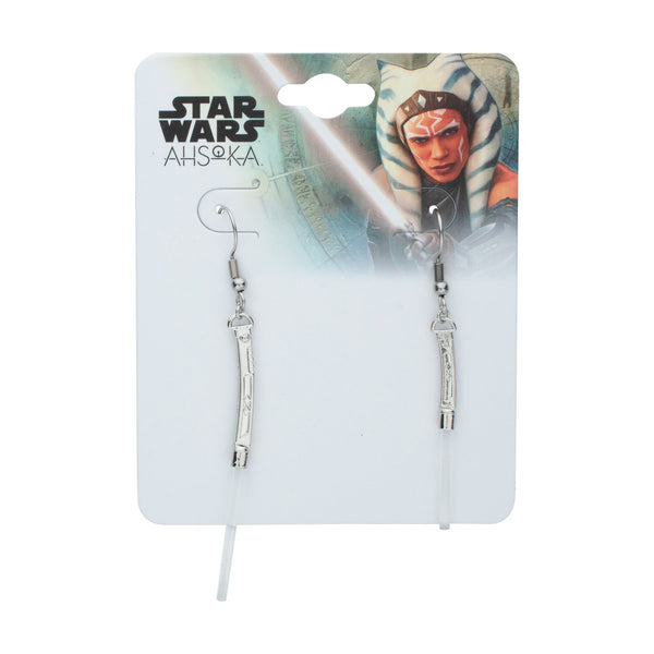 Star Wars Ahsoka Tano Lightsaber Drop Earrings
