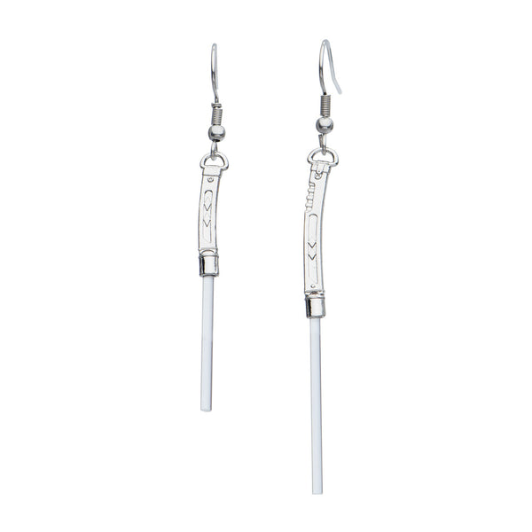 Star Wars Ahsoka Tano Lightsaber Drop Earrings