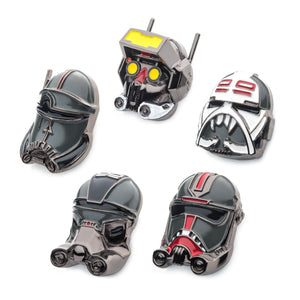 Star Wars Bad Batch 3D Helmet Pin Set 5pc [COMING SOON] - Jewelry Brands Shop