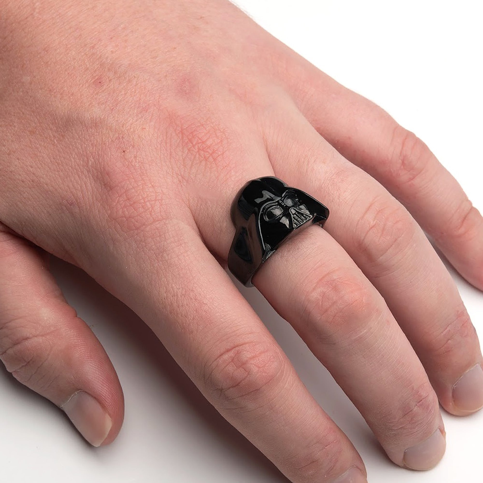 Star Wars Black Plated 3D Darth Vader Ring - Jewelry Brands Shop