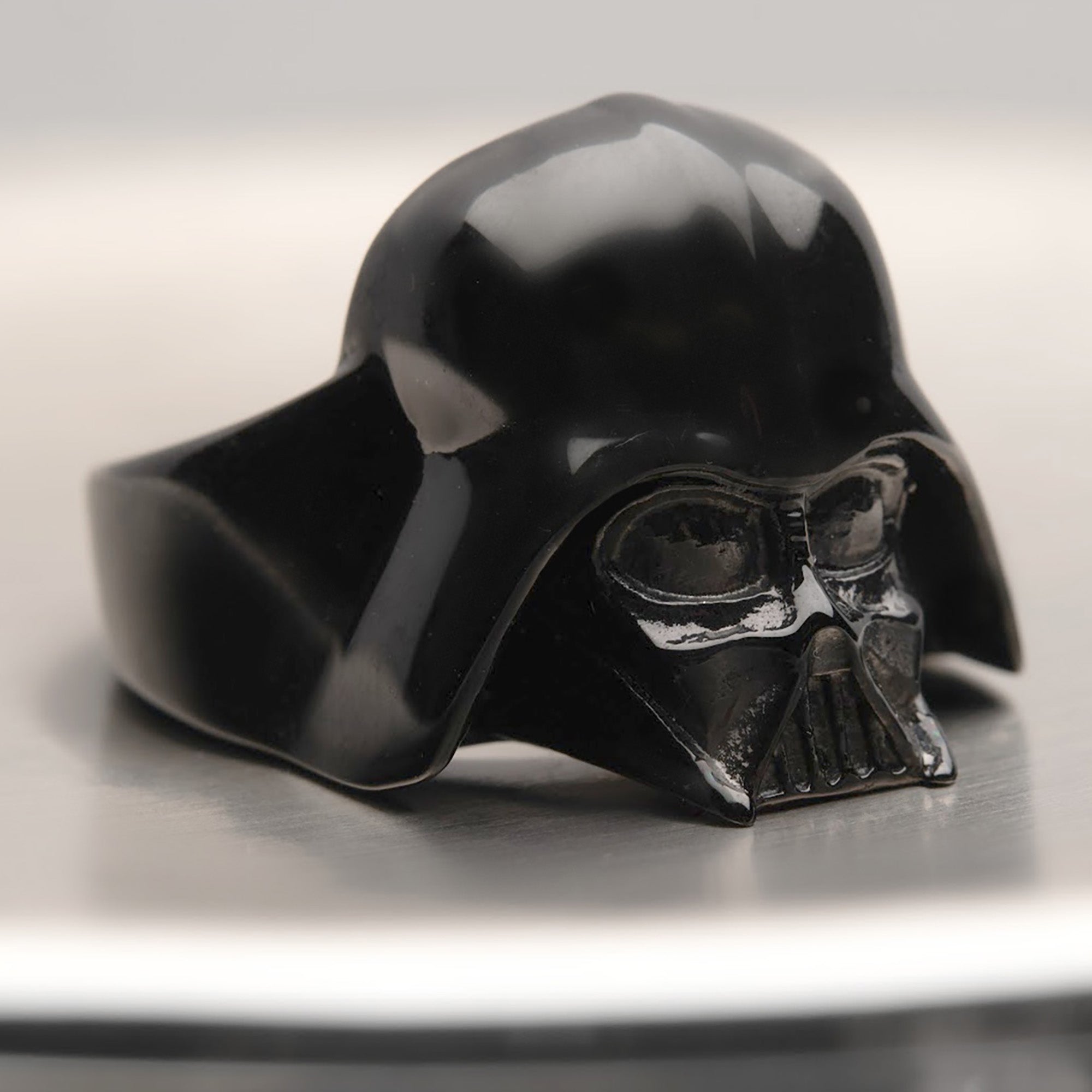 Star Wars Black Plated 3D Darth Vader Ring - Jewelry Brands Shop