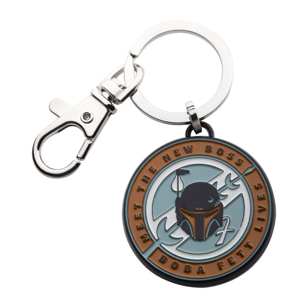 Star Wars Boba Fett Badge Keychain