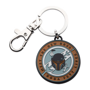 Star Wars Boba Fett Badge Keychain - Jewelry Brands Shop