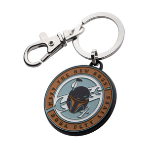 Star Wars Boba Fett Badge Keychain - Jewelry Brands Shop